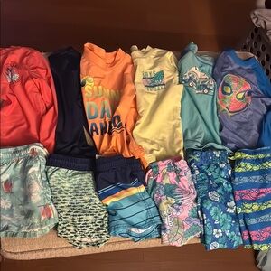 Assorted toddler boy bathing suits 4T/5T